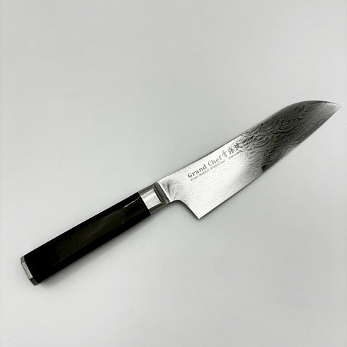 堺孝行 グランドシェフ 青海波 三徳 ダマスカス45層鋼  洋包丁